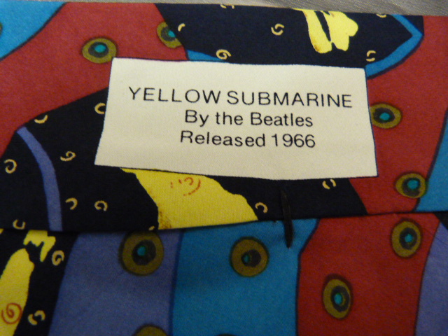 An Apple Corporation, The Beatles 'Yellow Submarine' promotional silk tie - Image 3 of 4