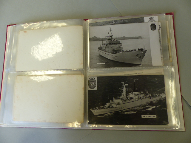 Collection of postcards depicting Military ships approx 90. - Image 27 of 41