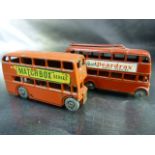 Lesney London TrolleyBus No.56 and another Matchbox series No.5 red bus.
