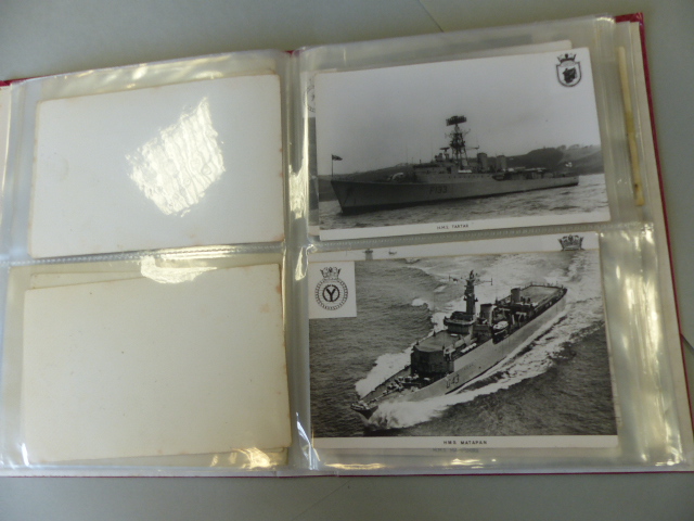 Collection of postcards depicting Military ships approx 90. - Image 20 of 41