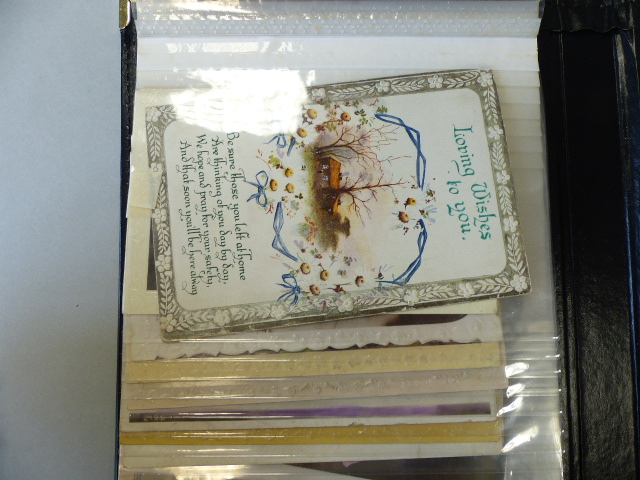 Collection of Victorian birthday postcards in one Album - Image 3 of 26