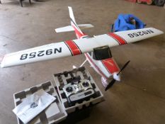 Ready to fly RC foam Cessna aeroplane. 2.4GHZ and accessories inc batteries, chargers etc