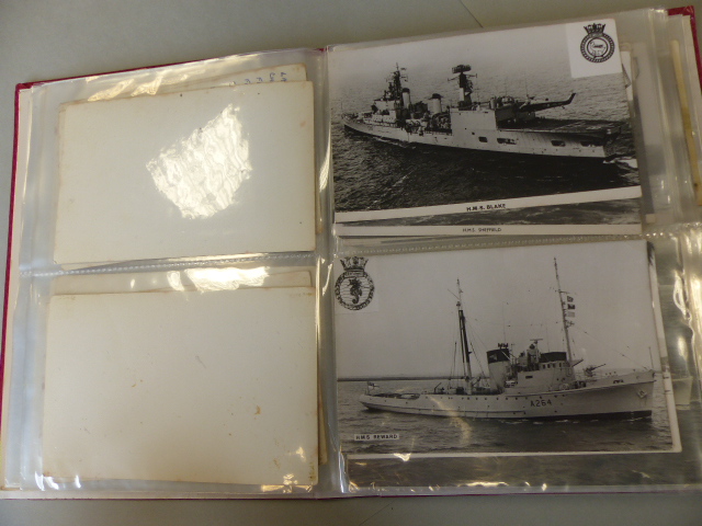 Collection of postcards depicting Military ships approx 90. - Image 16 of 41