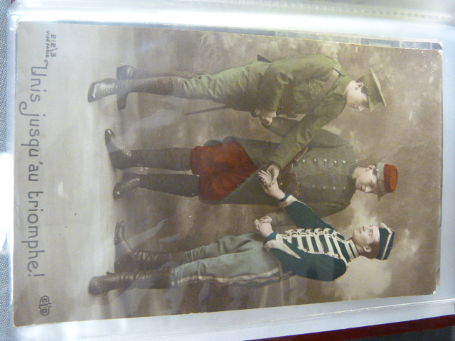 French WW1 souvenir postcards - Image 12 of 22