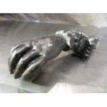 19th Century of a Cast iron door knocker in the form of a hand