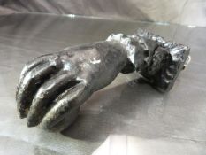19th Century of a Cast iron door knocker in the form of a hand