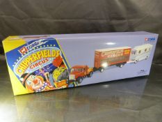 Corgi Classics Chipperfield Circus Scammell Highwayman Trailer and Caravan in original box and