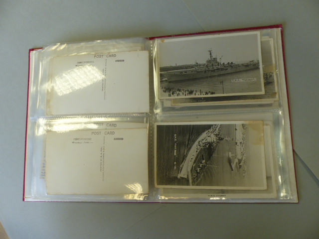 Collection of postcards depicting Military ships approx 90. - Image 31 of 41
