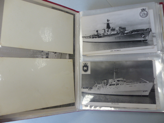 Collection of postcards depicting Military ships approx 90. - Image 2 of 41