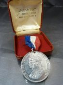 Coronation Medal Commemorating the Coronation of King George VI and Queen Elizabeth at Westminster