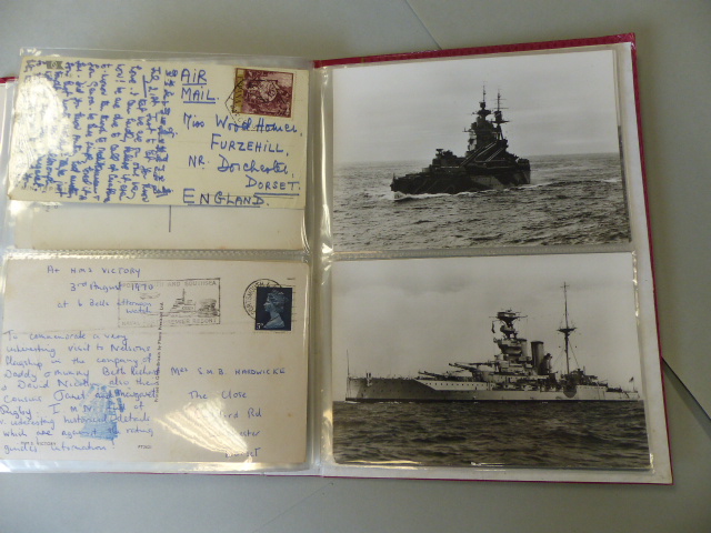 Collection of postcards depicting Military ships approx 90. - Image 38 of 41