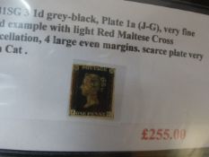 STAMPS - Penny Blacks, Penny Reds and Tu-penny blues. Album containing 26 Penny Blacks many