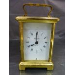 Bayard Contemporary french eight day carriage clock. By Duverdrey & Bloquel. (movement)