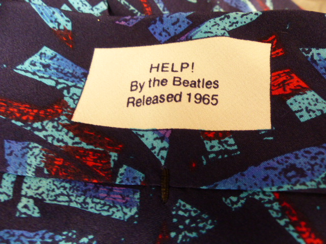 An Apple Corporation, The Beatles 'Help' promotional silk tie - Image 2 of 3