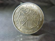 Coins - 1966 Spanish 100 PTAS