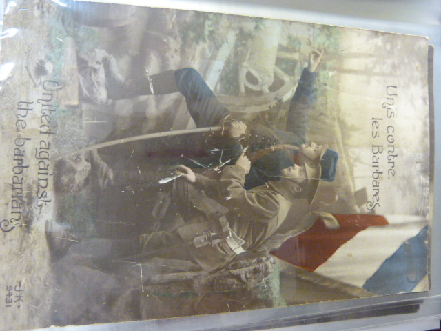 French WW1 souvenir postcards - Image 7 of 22