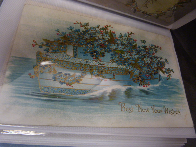 Collection of early victorian and Edwardian greetings cards - Image 26 of 30