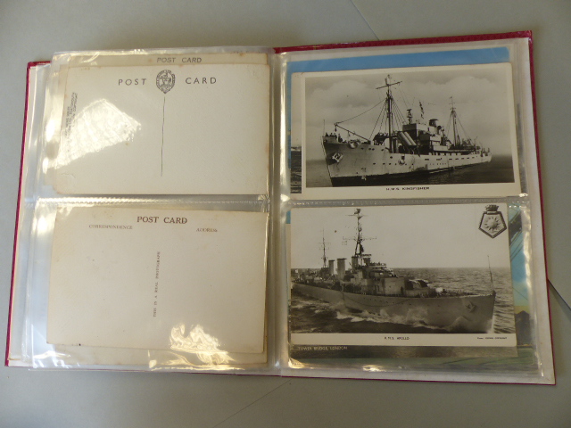 Collection of postcards depicting Military ships approx 90. - Image 36 of 41
