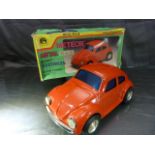 Meteor Friction Powered Metal Car in the form of a Volkswagen in original box