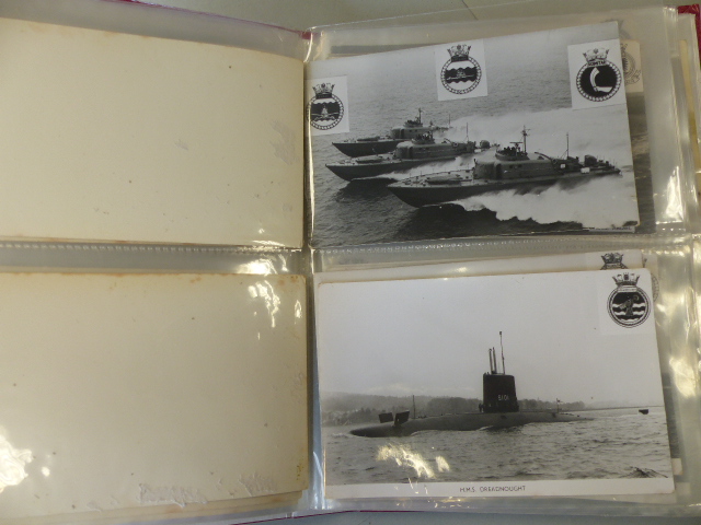 Collection of postcards depicting Military ships approx 90. - Image 11 of 41