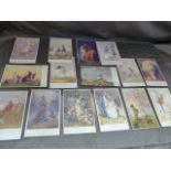 Collection of Postcards all by Margaret Tarrant. approx 15