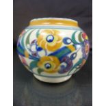 Poole Pottery - A small baluster red bodied vase, stamped Carter Stabler Adams Ltd Poole England and