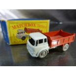 Lesney Matchbox series no.3 Bedford 7 half tonne tipper truck. Both in good condition