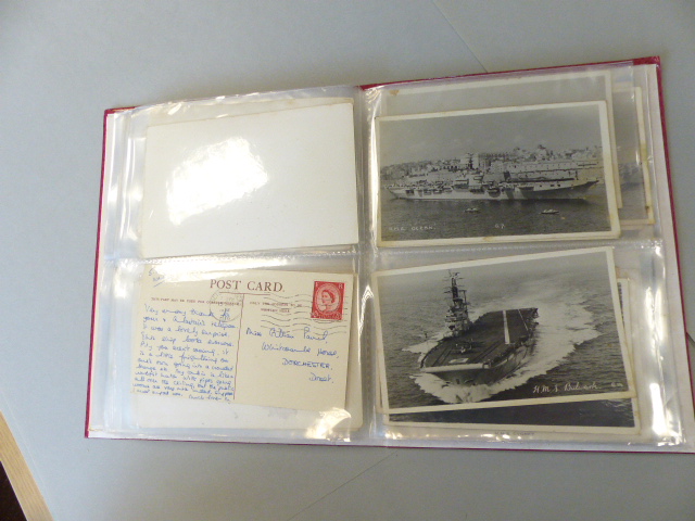 Collection of postcards depicting Military ships approx 90. - Image 29 of 41