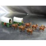 Two Matchbox Lesney Horse drawn Gypsy Wagons - No boxes