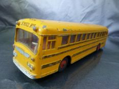 Dinky Supertoy Wayne School bus. chips to paint.