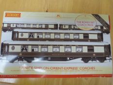 Hornby 00 Gauge VENICE SIMPLON ORIENT EXPRESS COACH SET MODEL: R4254 The boxed set coach pack