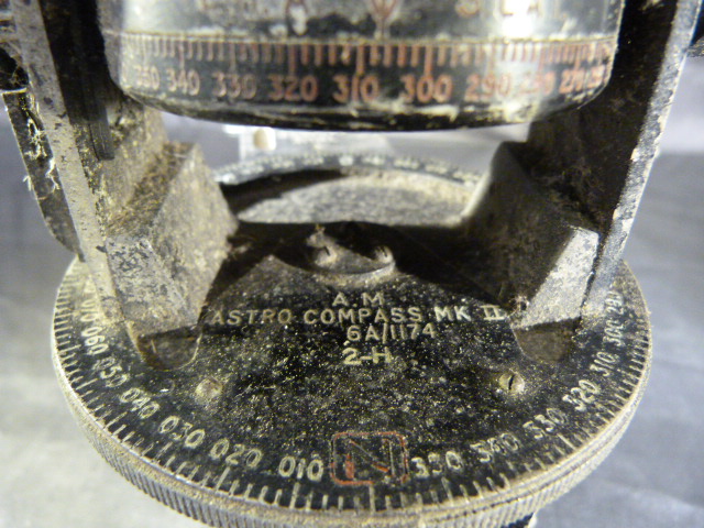 A.M Astro Compass MKII (6A/1174 2-H) poss from a Wellington plane. - Image 3 of 8