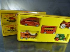 Matchbox series commemorative Pack to include No.9, No.7, No.4, No.1 and No.5. Recreation of 5 of