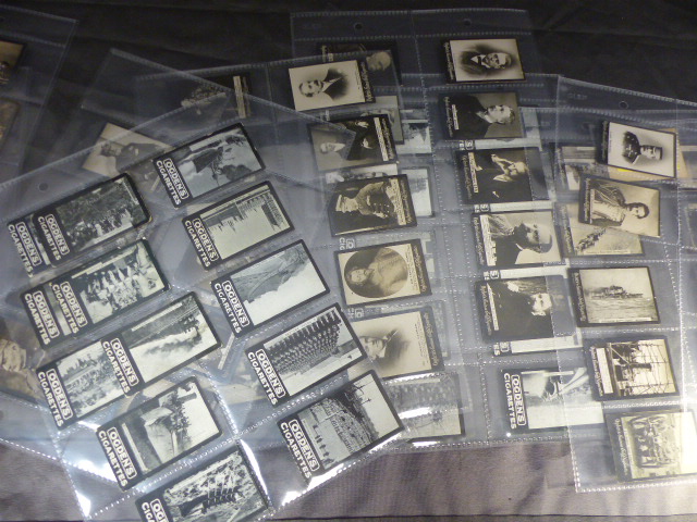 Collection of Ogdens photographic cigarette cards