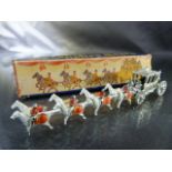 Moko Lesney Coronation Miniature coach in original box with Damage.