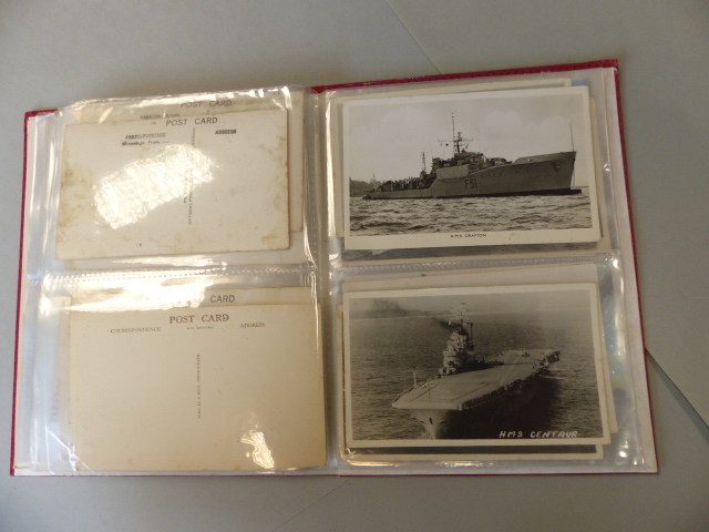 Collection of postcards depicting Military ships approx 90. - Image 33 of 41