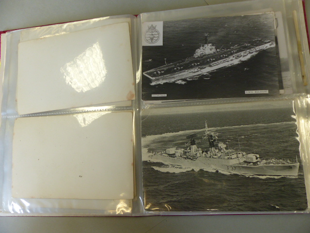 Collection of postcards depicting Military ships approx 90. - Image 17 of 41