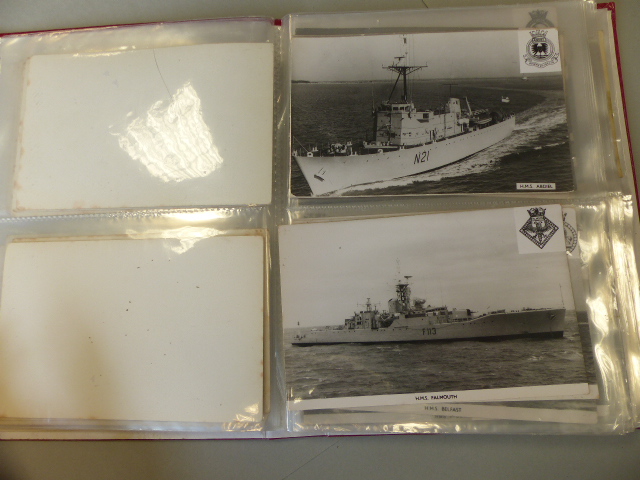 Collection of postcards depicting Military ships approx 90. - Image 12 of 41