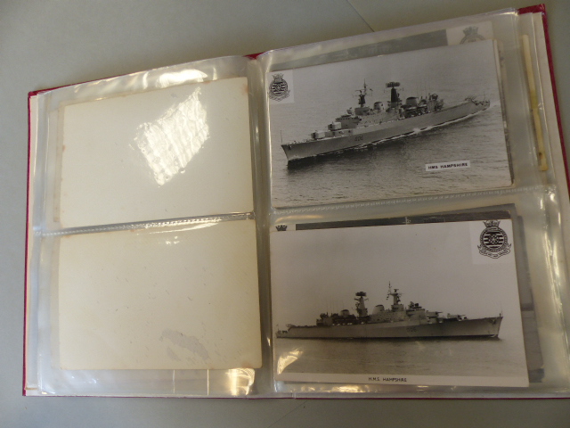 Collection of postcards depicting Military ships approx 90. - Image 24 of 41