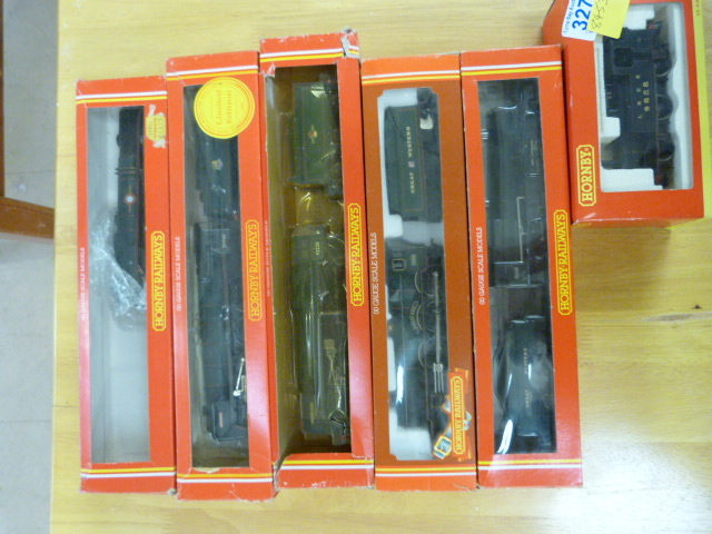 Hornby Railways 00 Gauge scale models (six in various condition) to include Evening Star, Class