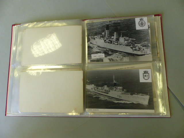 Collection of postcards depicting Military ships approx 90. - Image 28 of 41