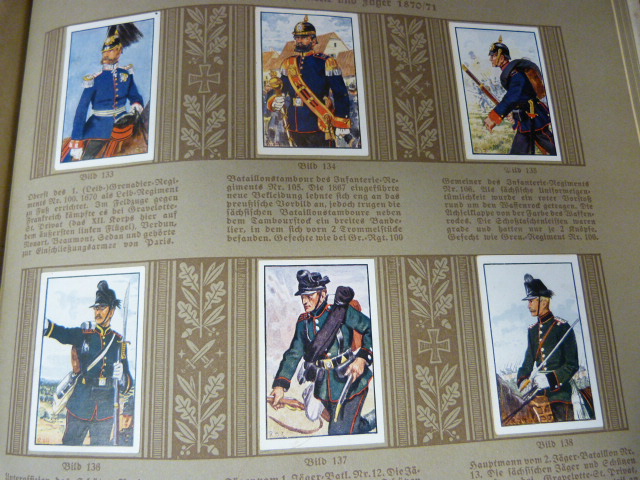 German cigarette card Collector Album with complete set of Stamps 'Deutsche Uniformen' (Album III) - Image 9 of 9