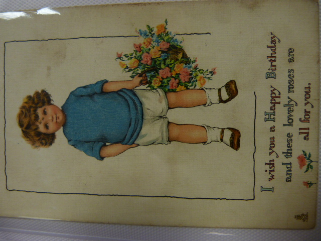 Collection of approx 40 Victorian birthday cards - Image 37 of 39