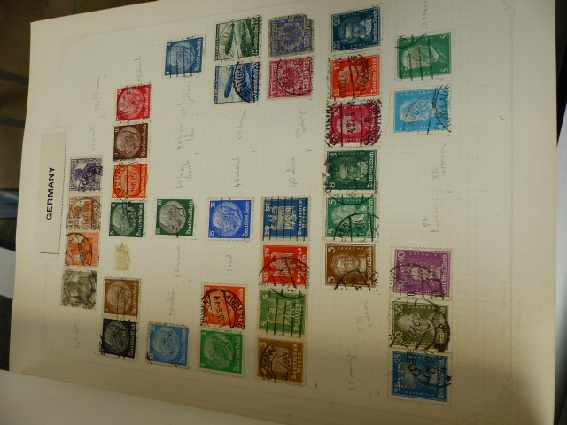 Stamp albums to include a French example - Image 13 of 15