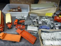 Quantity of Die-cast models to include Anbrico Dublo Dinky Budgie. Some built / partially build