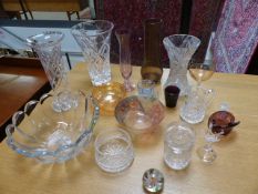 Collection of Glassware - to include Waterford Crystal pouring jug and matching pot (no lid), Murano