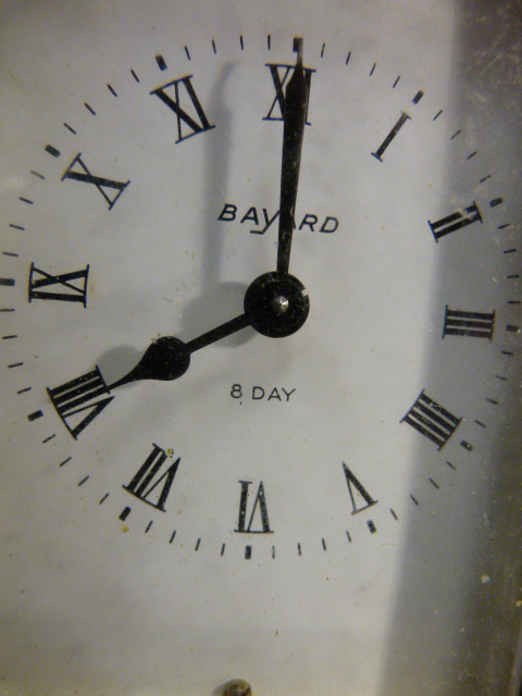 Bayard Contemporary french eight day carriage clock. By Duverdrey & Bloquel. (movement) - Image 6 of 6
