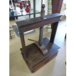 Victorian wooden press