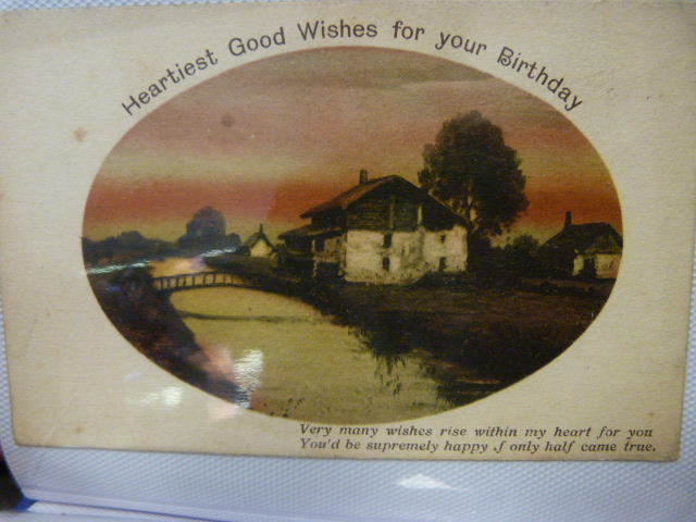 Collection of approx 40 Victorian birthday cards - Image 23 of 39