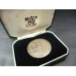 Cased Royal Mint silver hallmarked coin 'National Trust', weight approx - 25 grams